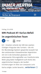 Mobile Screenshot of immerhertha.de